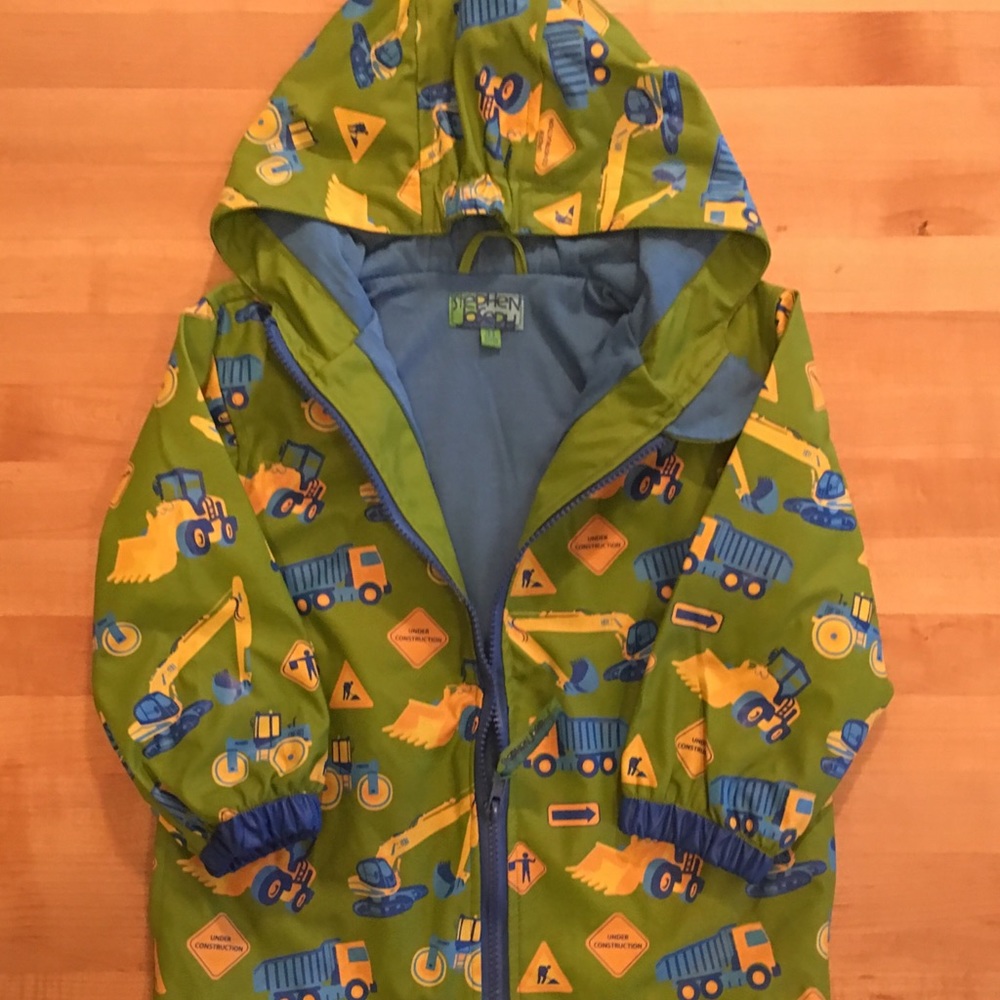 3T Stephen Joseph Construction Raincoat